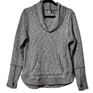 RBX Womens Grey Cowl Neck Pullover Sweater / Active Wear Size L